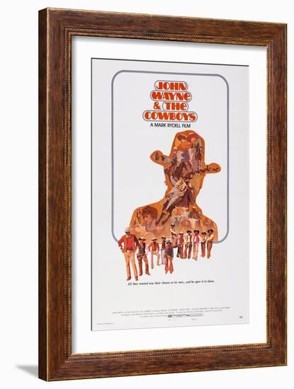 The Cowboys-null-Framed Art Print