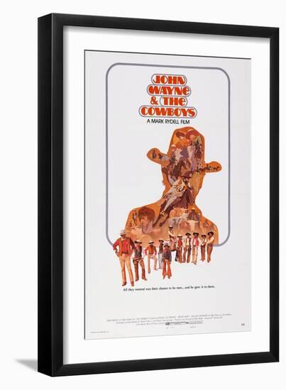 The Cowboys-null-Framed Art Print