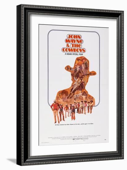 The Cowboys-null-Framed Art Print