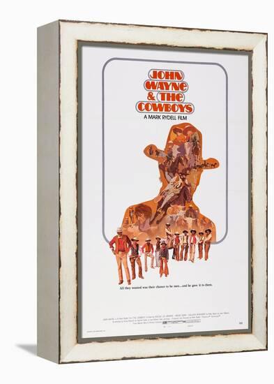 The Cowboys-null-Framed Stretched Canvas