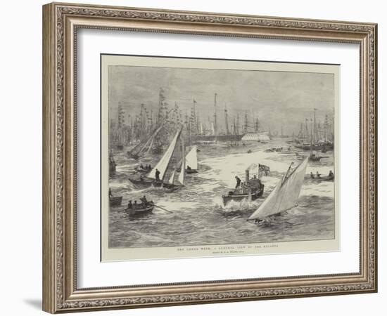 The Cowes Week, a General View of the Regatta-William Lionel Wyllie-Framed Giclee Print