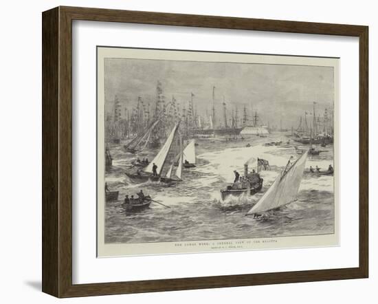 The Cowes Week, a General View of the Regatta-William Lionel Wyllie-Framed Giclee Print