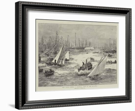 The Cowes Week, a General View of the Regatta-William Lionel Wyllie-Framed Giclee Print