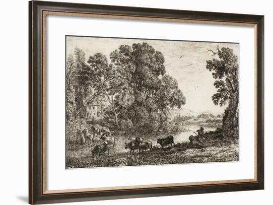 The Cowherd, 1636-null-Framed Giclee Print