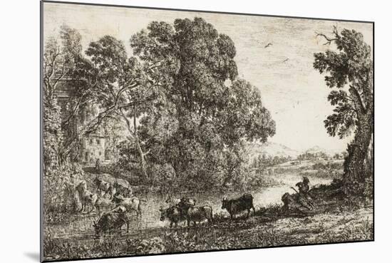 The Cowherd, 1636-null-Mounted Giclee Print