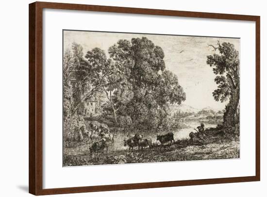The Cowherd, 1636-null-Framed Giclee Print