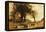 The Cows and the Well-Jean-Baptiste-Camille Corot-Framed Premier Image Canvas
