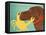 The Crab Choc Dog Yellow Crab-Stephen Huneck-Framed Premier Image Canvas