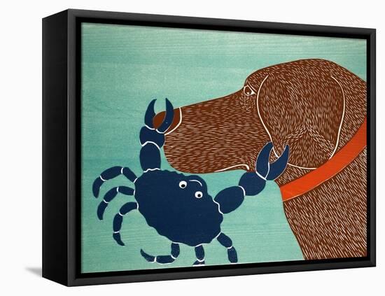 The Crab Choc-Stephen Huneck-Framed Premier Image Canvas