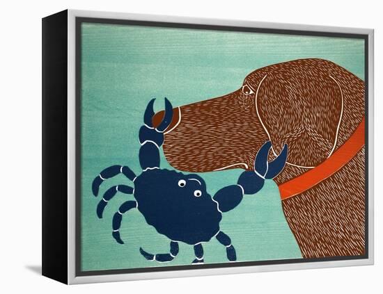 The Crab Choc-Stephen Huneck-Framed Premier Image Canvas