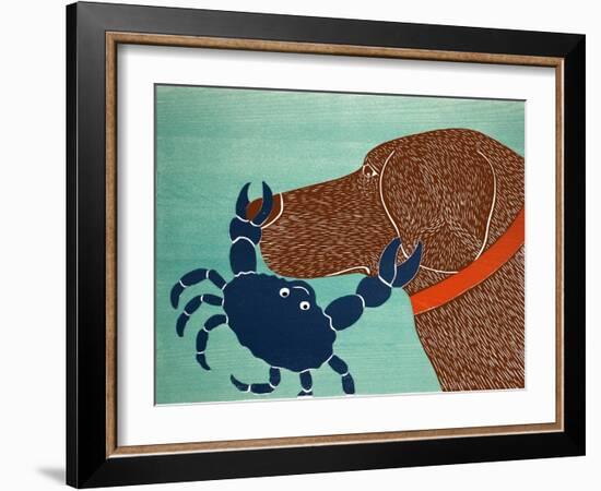 The Crab Choc-Stephen Huneck-Framed Giclee Print