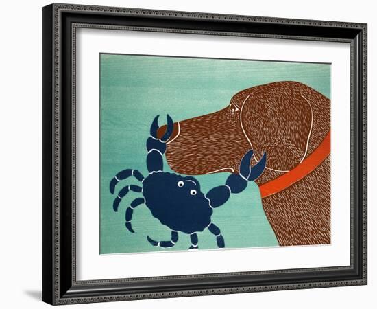 The Crab Choc-Stephen Huneck-Framed Giclee Print