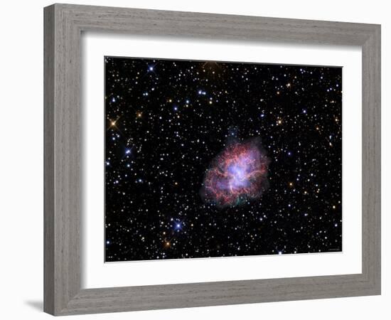 The Crab Nebula-Stocktrek Images-Framed Photographic Print