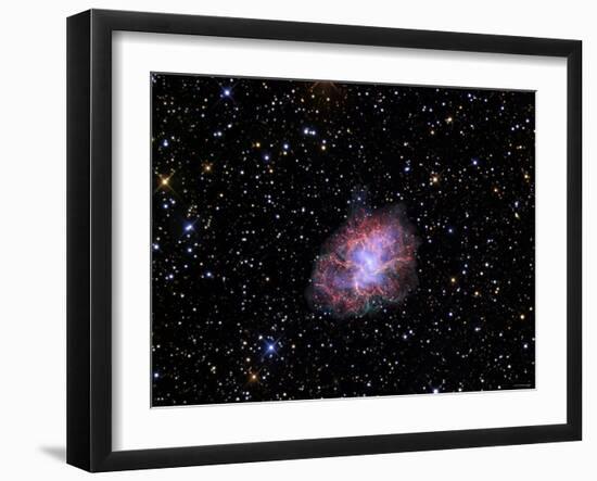 The Crab Nebula-Stocktrek Images-Framed Photographic Print