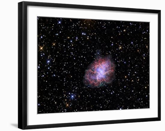 The Crab Nebula-Stocktrek Images-Framed Photographic Print