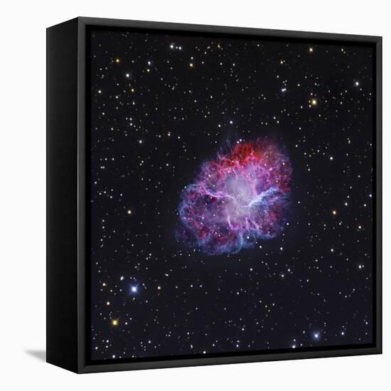 The Crab Nebula-Stocktrek Images-Framed Premier Image Canvas
