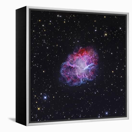 The Crab Nebula-Stocktrek Images-Framed Premier Image Canvas