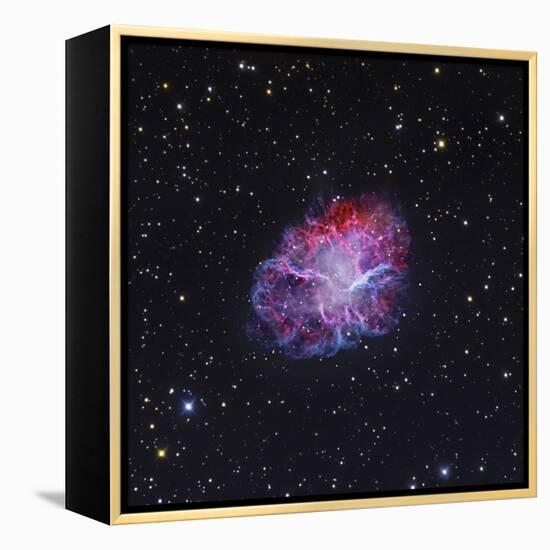 The Crab Nebula-Stocktrek Images-Framed Premier Image Canvas