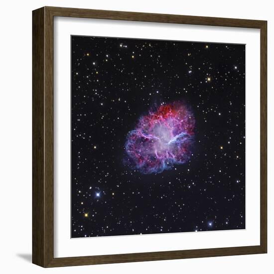 The Crab Nebula-Stocktrek Images-Framed Photographic Print