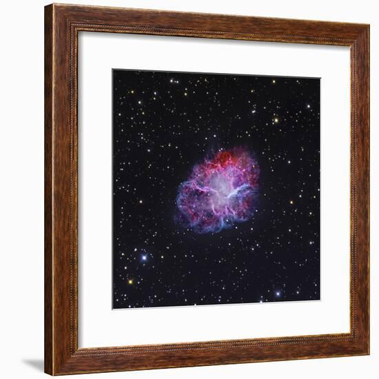 The Crab Nebula-Stocktrek Images-Framed Photographic Print