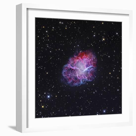 The Crab Nebula-Stocktrek Images-Framed Photographic Print