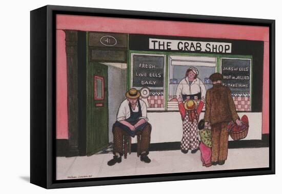 The Crab Shop-Gillian Lawson-Framed Premier Image Canvas