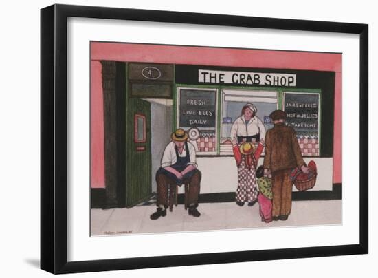 The Crab Shop-Gillian Lawson-Framed Giclee Print