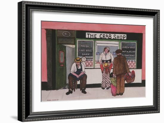 The Crab Shop-Gillian Lawson-Framed Giclee Print
