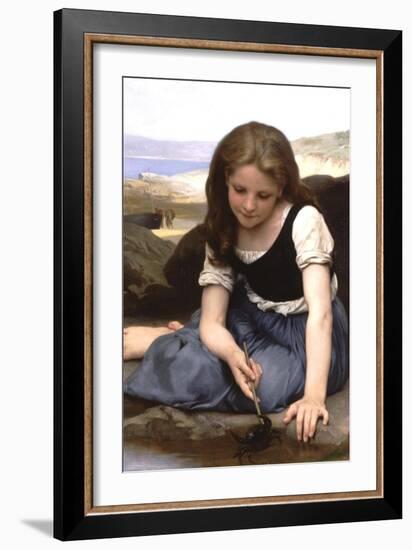 The Crab-William Adolphe Bouguereau-Framed Art Print
