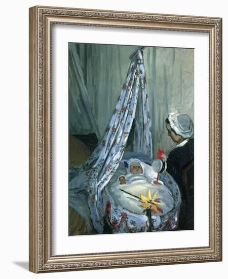 The Cradle, 1867-Claude Monet-Framed Giclee Print