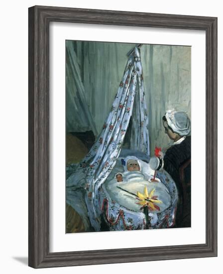 The Cradle, 1867-Claude Monet-Framed Giclee Print