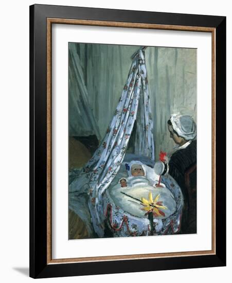 The Cradle, 1867-Claude Monet-Framed Giclee Print