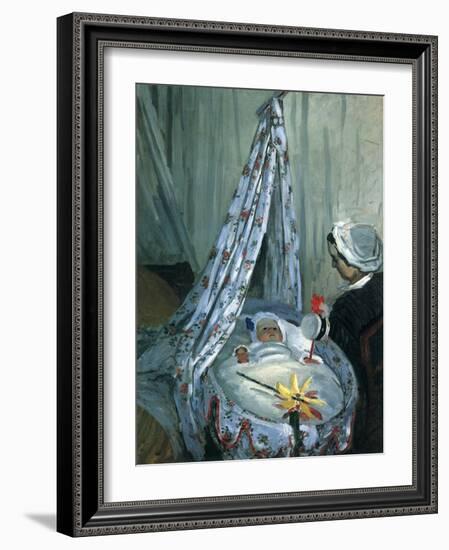 The Cradle, 1867-Claude Monet-Framed Giclee Print