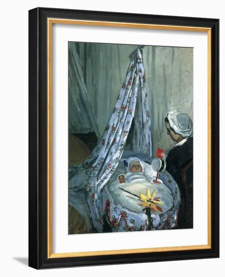 The Cradle, 1867-Claude Monet-Framed Giclee Print