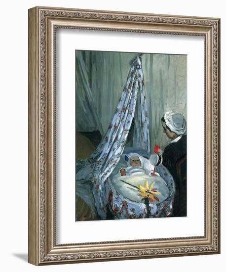 The Cradle, 1867-Claude Monet-Framed Giclee Print