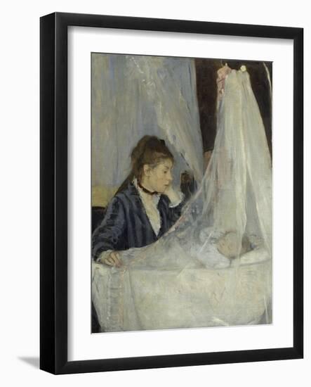 The Cradle, 1872-Berthe Morisot-Framed Art Print