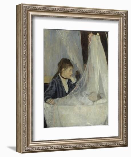 The Cradle, 1872-Berthe Morisot-Framed Art Print