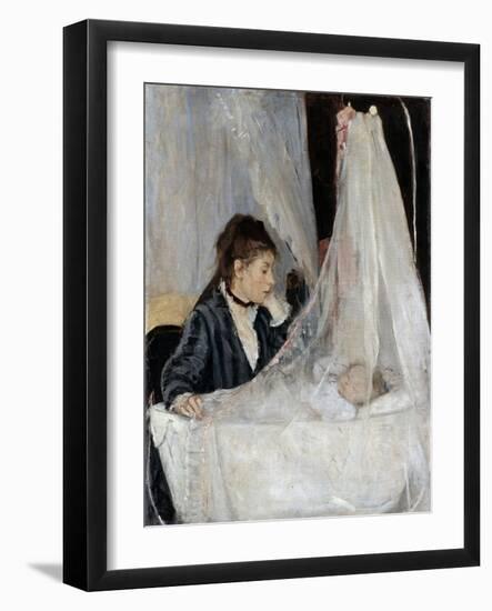 The Cradle, 1873-Berthe Morisot-Framed Giclee Print