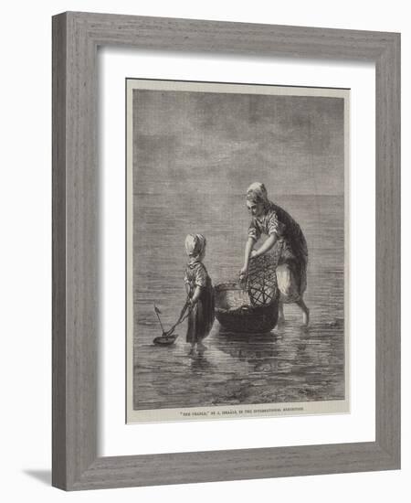 The Cradle, in the International Exhibition-Jozef Israels-Framed Giclee Print