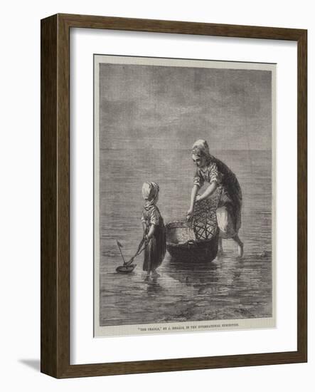 The Cradle, in the International Exhibition-Jozef Israels-Framed Giclee Print