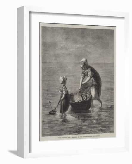 The Cradle, in the International Exhibition-Jozef Israels-Framed Giclee Print