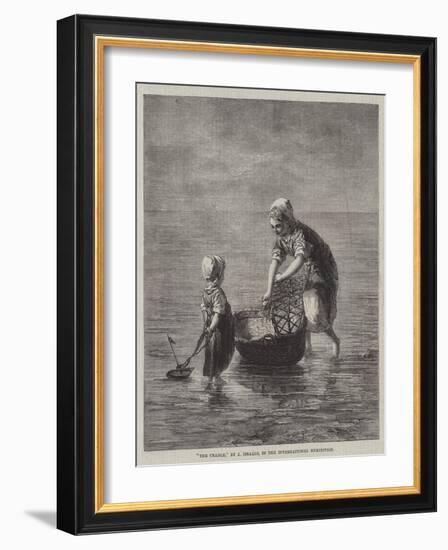 The Cradle, in the International Exhibition-Jozef Israels-Framed Giclee Print