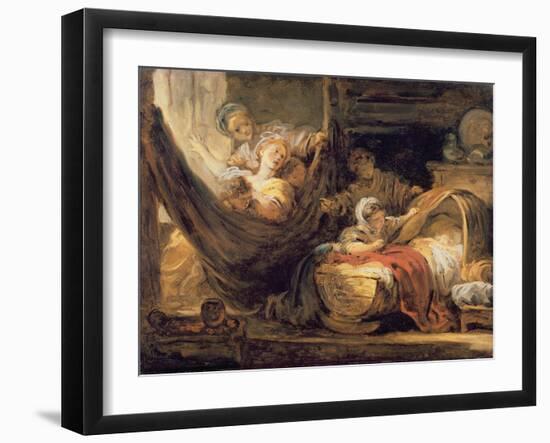 The Cradle-Jean-Honoré Fragonard-Framed Giclee Print