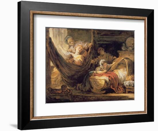 The Cradle-Jean-Honoré Fragonard-Framed Giclee Print