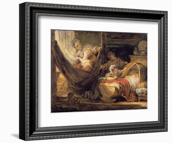 The Cradle-Jean-Honoré Fragonard-Framed Giclee Print