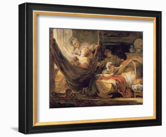 The Cradle-Jean-Honoré Fragonard-Framed Giclee Print