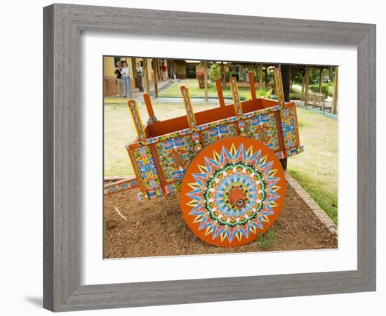 The Crafts Town of Sarchi Famous for Its Decorative Painting and Ox Carts, Costa Rica-R H Productions-Framed Photographic Print