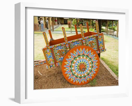 The Crafts Town of Sarchi Famous for Its Decorative Painting and Ox Carts, Costa Rica-R H Productions-Framed Photographic Print