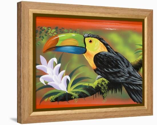 The Crafts Town of Sarchi Famous for Its Decorative Painting and Ox Carts, Costa Rica-R H Productions-Framed Premier Image Canvas