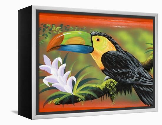 The Crafts Town of Sarchi Famous for Its Decorative Painting and Ox Carts, Costa Rica-R H Productions-Framed Premier Image Canvas